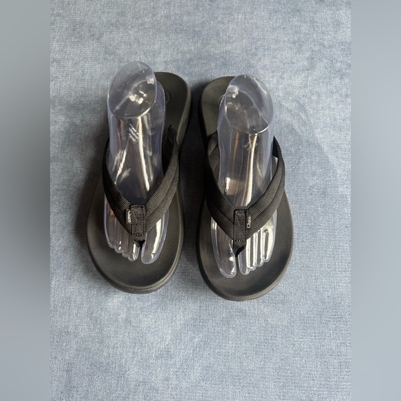 Chaco Flip Flop Thong Sandals Men’s SZ 11 Black Slip On Comfort Flats Summer - Picture 2 of 9
